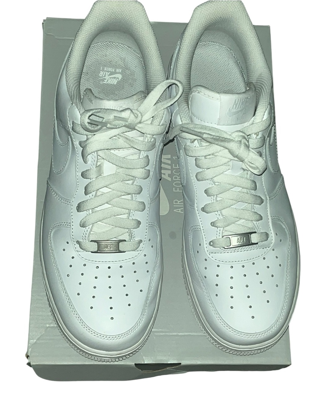 Nike Air Force 1 Low White Men's Sneakers - Picture 2 of 7